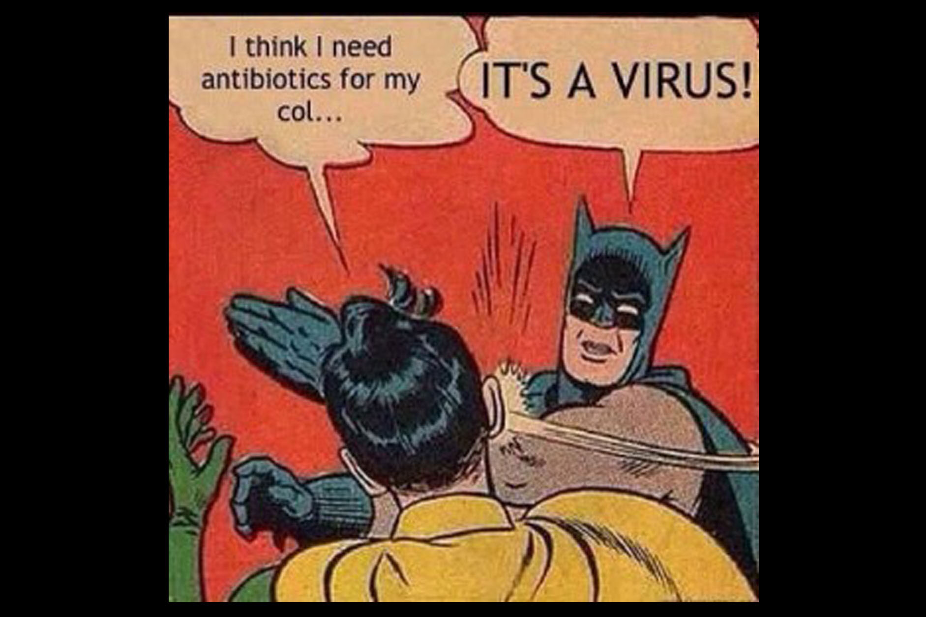 It's a virus...